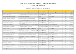 Março - Ministério Público do Paraná
