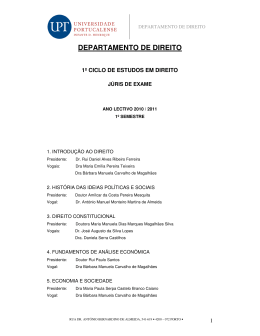 DEPARTAMENTO DE DIREITO