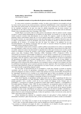 Resumos das comunica&ccedil;&otilde;es - Faculdade de Ci&ecirc;ncias Sociais e