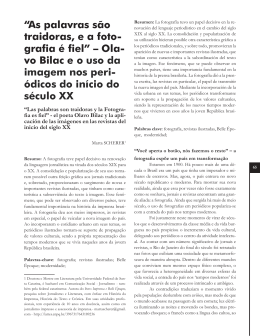 As palavras s&atilde;o traidoras, e a fotografia &eacute; fiel