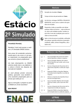 Letras - Portugu&ecirc;s e Espanhol