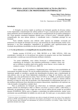 FEMININO x MASCULINO NA RESSIGNIFICA&Ccedil;&Atilde;O DA