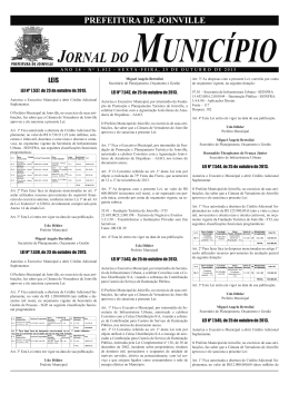 LEI N&ordm; 7.537, de 23 de outubro de 2013. LEI N&ordm; 7.538, de 23 de