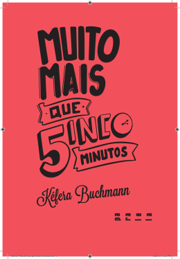 88133 - Muito mais que 5inco minutos.indd