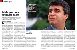 Mais que uma briga de casal