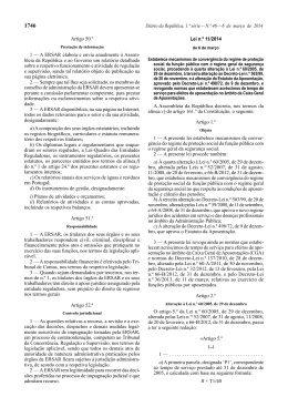 Di&aacute;rio da Rep&uacute;blica, 1.&ordf; s&eacute;rie &mdash; N.&ordm; 46 &mdash; 6 de mar&ccedil;o de 2014