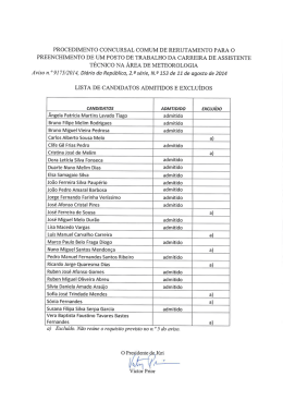 procedimento concursal comum de rerutamento para o