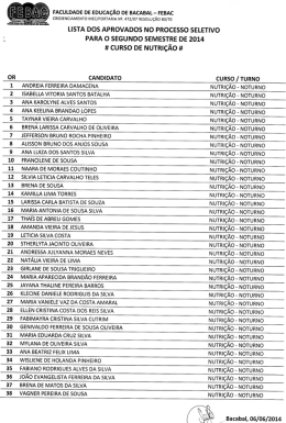 Nutri&ccedil;&atilde;o