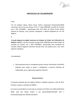 Protocolo - Ordem dos Enfermeiros