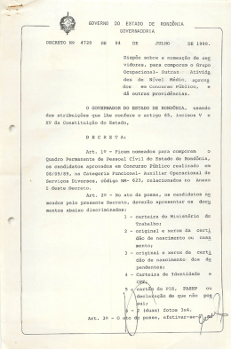 Decreto n. 4720