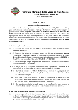 Edital 01 Abertura