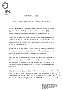 Despacho n.º 21/2014