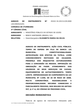 DECIS&Atilde;O MONOCR&Aacute;TICA