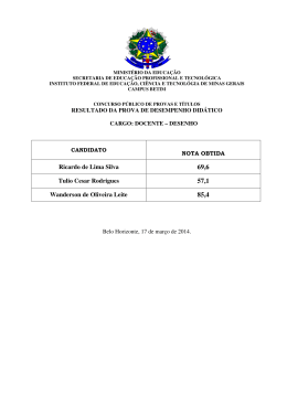 Ricardo de Lima Silva Tulio Cesar Rodrigues Wanderson de