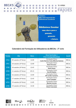 Calendário atividades_MIBE_2012