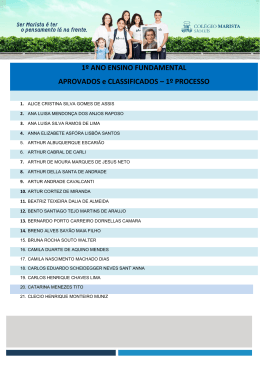 PROCESSO DE ADMISS&Atilde;O DE NOVOS ESTUDANTES 2014