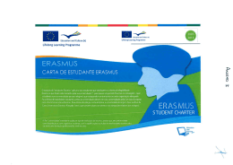 ERASMUS cARTA DE ESTUDANTE ERAsMus