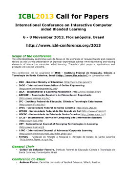 ICBL2013 Call for Papers