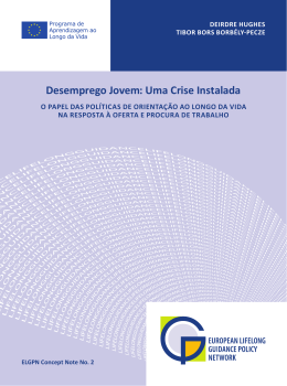 Desemprego Jovem: Uma Crise Instalada O Papel Das
