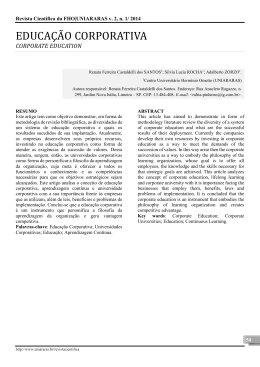 educa&ccedil;&atilde;o corporativa