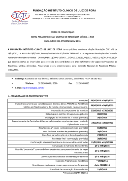 FUNDA&Ccedil;&Atilde;O INSTITUTO CL&Iacute;NICO DE JUIZ DE FORA &bull;