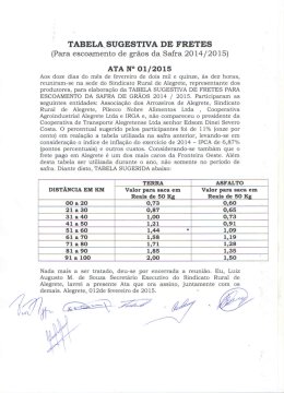 Est&acirc;ncia S&atilde;o Jo&atilde;o - Sindicato Rural de Alegrete