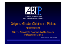 Ler - ANUT | Associa&ccedil;&atilde;o Nacional dos Usu&aacute;rios do Transporte de