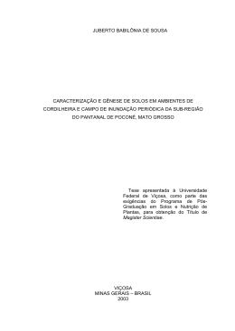 JUBERTO BABIL&Ocirc;NIA DE SOUSA CARACTERIZA&Ccedil;&Atilde;O E