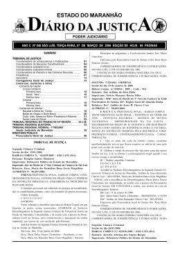 di&aacute;rio da justi&ccedil;a - Portal do Poder Judici&aacute;rio do Estado do Maranh&atilde;o
