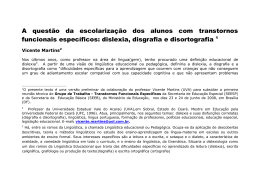 A quest&atilde;o da escolariza&ccedil;&atilde;o dos alunos com transtornos