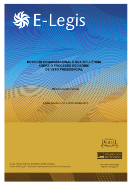 Processo Decis&oacute;rio sobre Vetos Presidenciais