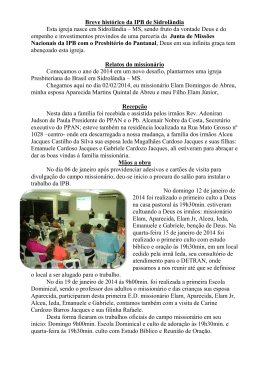 Missionário Elam e Cida de Sidrolândia – MS