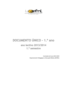 Documento &Uacute;nico 1.&ordm; semestre 2013/2014