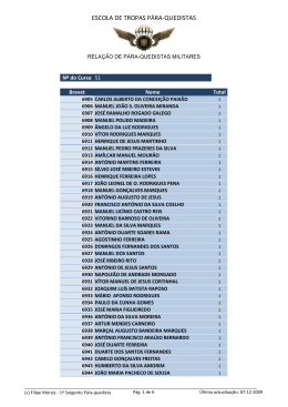 51 - Tropas P&aacute;ra-quedistas Portuguesas
