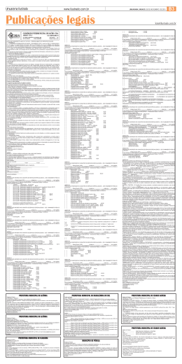 Publica&ccedil;&otilde;es legais