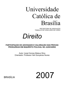 Israel Gomes Mateus Silva - Universidade Cat&oacute;lica de Bras&iacute;lia