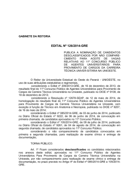 GABINETE DA REITORIA