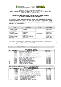 1 EDITAL N&ordm; 95, DE 19 DE AGOSTO DE 2015 PROCESSO