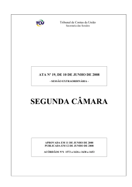 19 - Tribunal de Contas da União