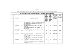 anexo i rela&ccedil;&atilde;o dos munic&iacute;pios e locais indicados para instala&ccedil;&atilde;o