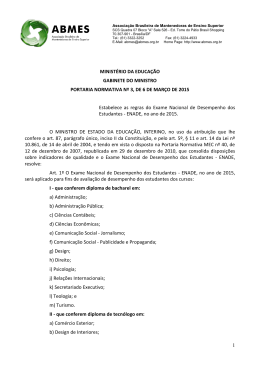 Portaria Normativa Nº 003, de 06 de março de 2015