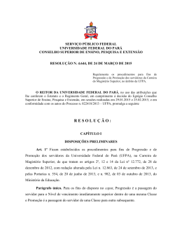 resolu&ccedil;&atilde;o n. 4.644, de 24 de mar&ccedil;o de 2015 - NAEA