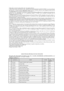 portaria n&ordm; 047/2015-gdga/pcrn, de 31 de mar&ccedil;o de 2015.