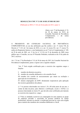 Resolução CNPC nº 21 de 18.06.2015