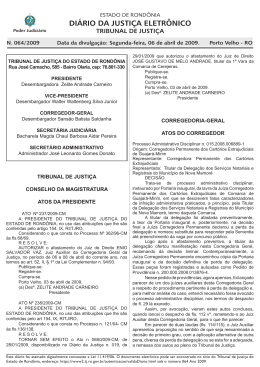 06 - Tribunal de Justiça de Rondônia