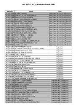 INSCRI&Ccedil;&Otilde;ES HOMOLOGADAS DOUTORADO 2013.xlsx