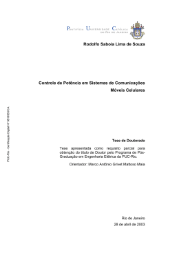 Rodolfo Saboia Lima de Souza Controle de Pot&ecirc;ncia em
