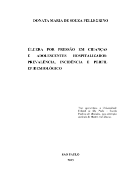 donata maria de souza pellegrino &uacute;lcera por press&atilde;o em