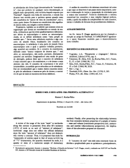 as substâncias são feitas (aqui denominados de “constituin te”, mas