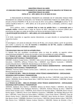 Resultado final no teste de aptid&atilde;o f&iacute;sica